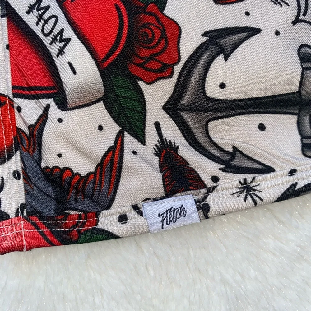 New Tough Love Red Fletch bib
